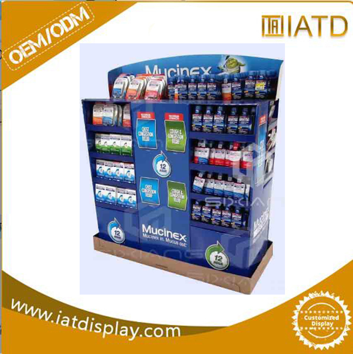 cardboard floor display